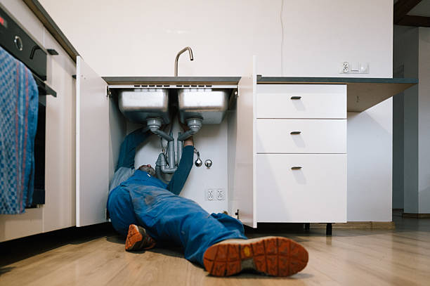 Professional Drain Cleaning technician working in Churchville, NY